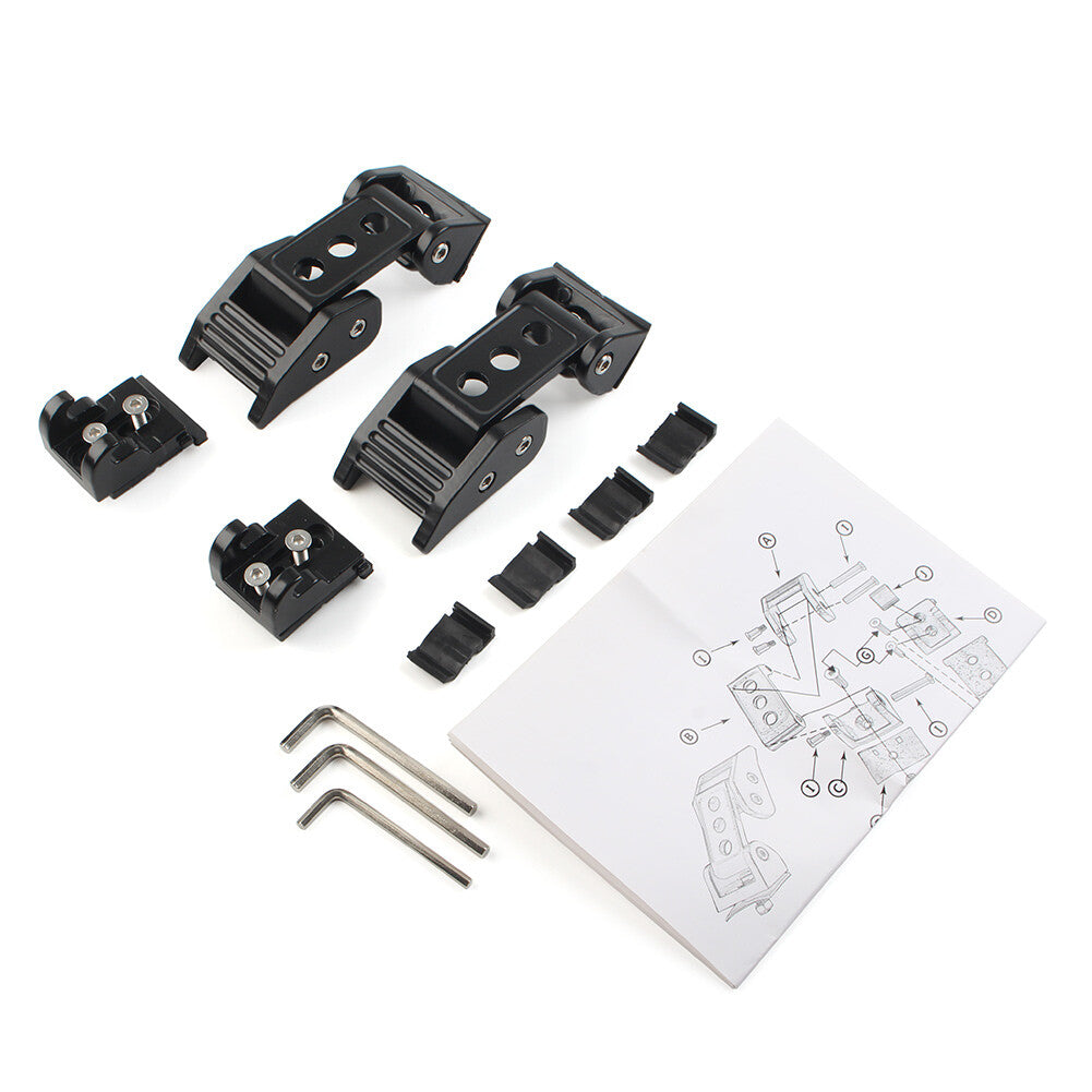 Engine Lock Hood Latches Catch Car Fit for Jeep for Wrangler JK 2007-2017 Aluminum Alloy