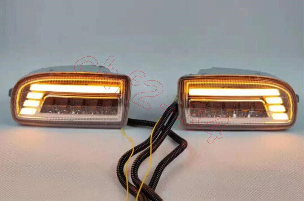 DRL LED Daytime running lights/ Fog lights for Toyota for Land Cruiser FJ100 98-2007