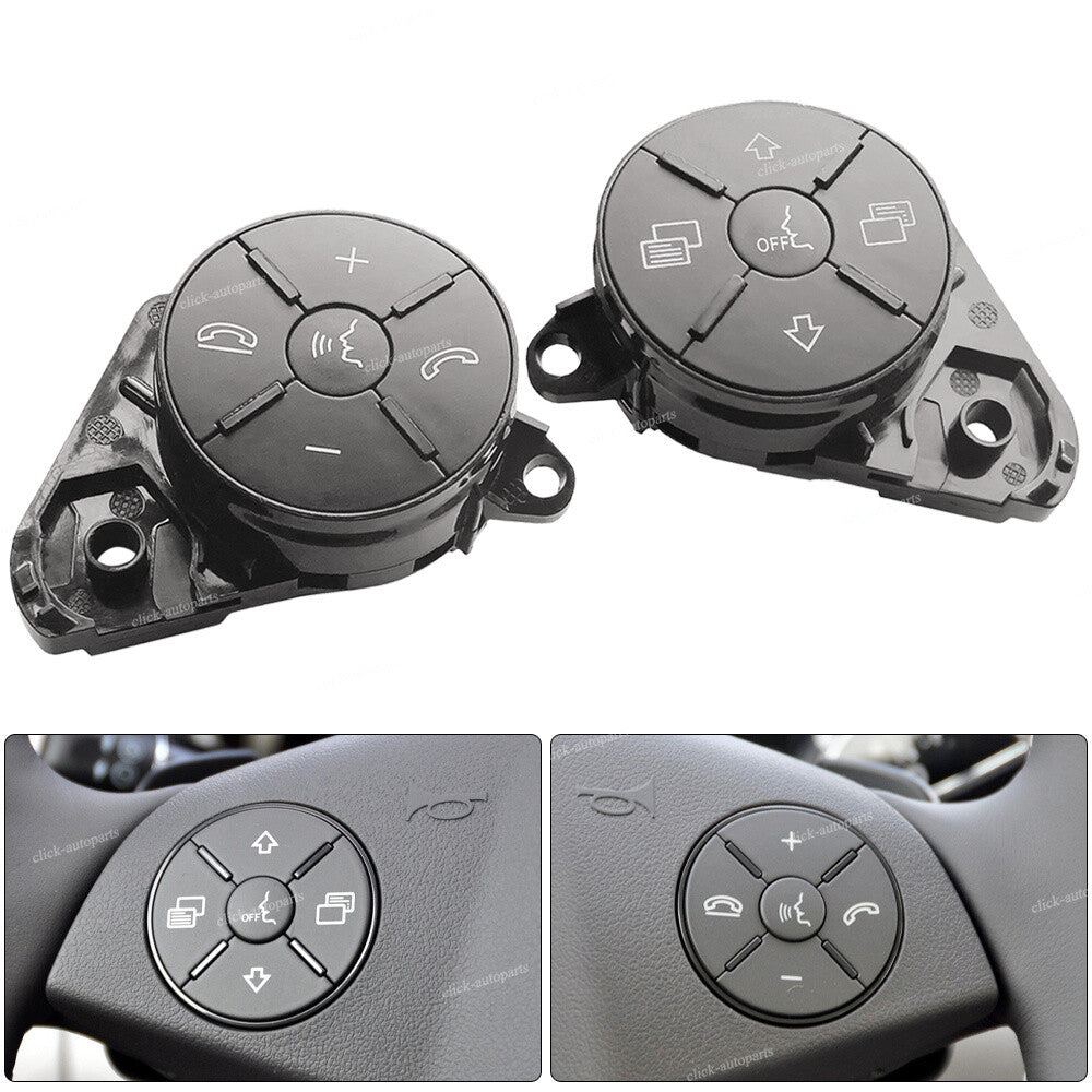 RHLH Steering Wheel Controls Switch Buttons Gray for Mercedes-Benz 06-11 ML GL