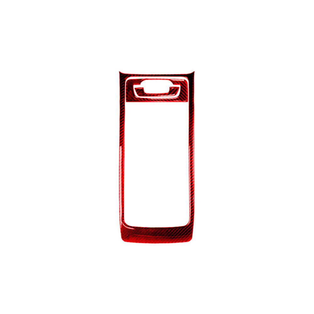 Red Carbon Fiber Center Console Cup Holder Cover Trim for Honda CRV CR-V 2012-14