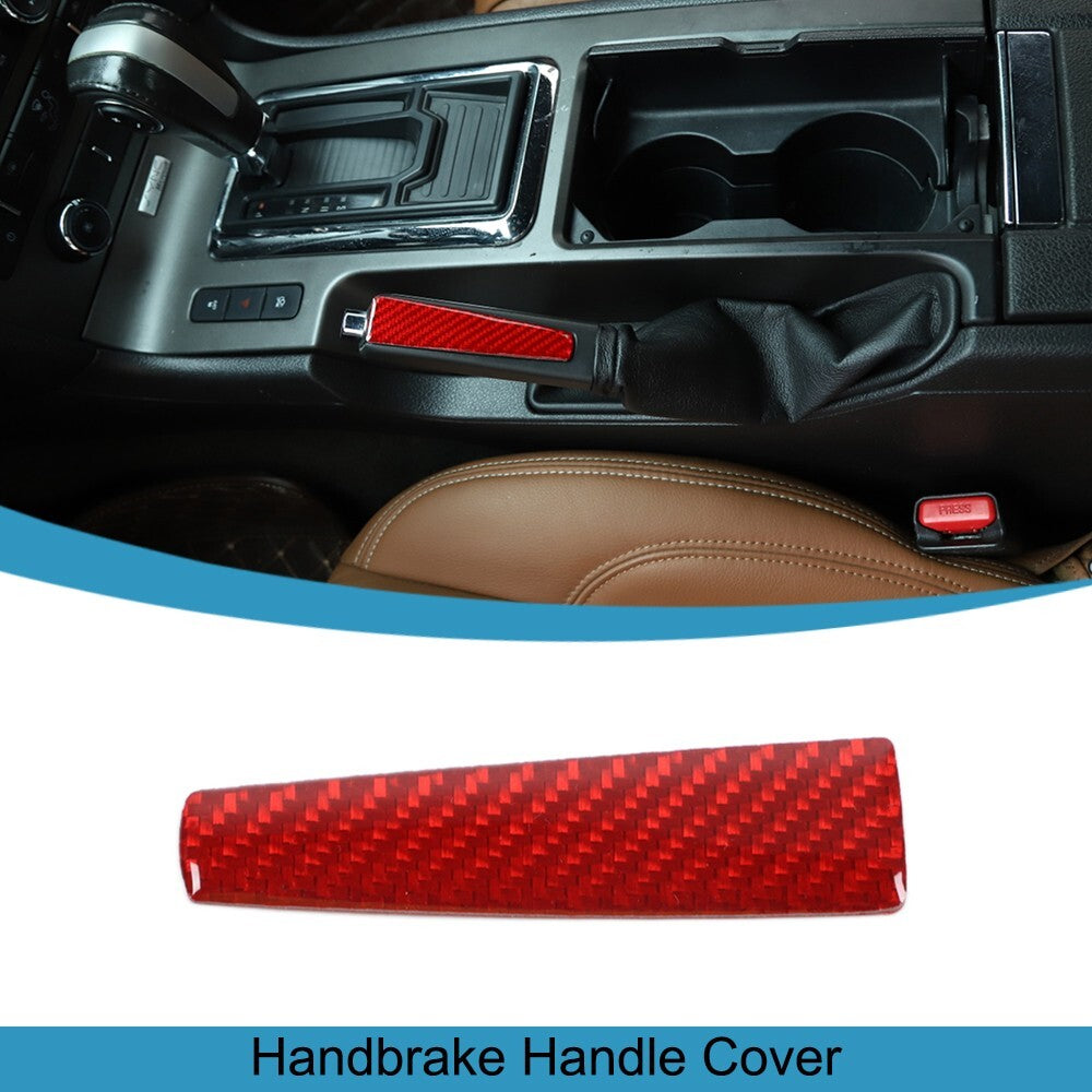 Interior Handbrake Handle Grab Cover Trim Stickers for Ford for Mustang 2009-2013