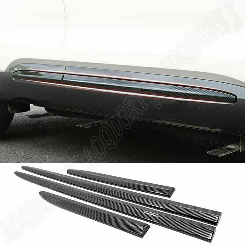 for Ford Explorer 20-22 Carbon Fiber ABS Door Side Body Molding Strip Cover Trim