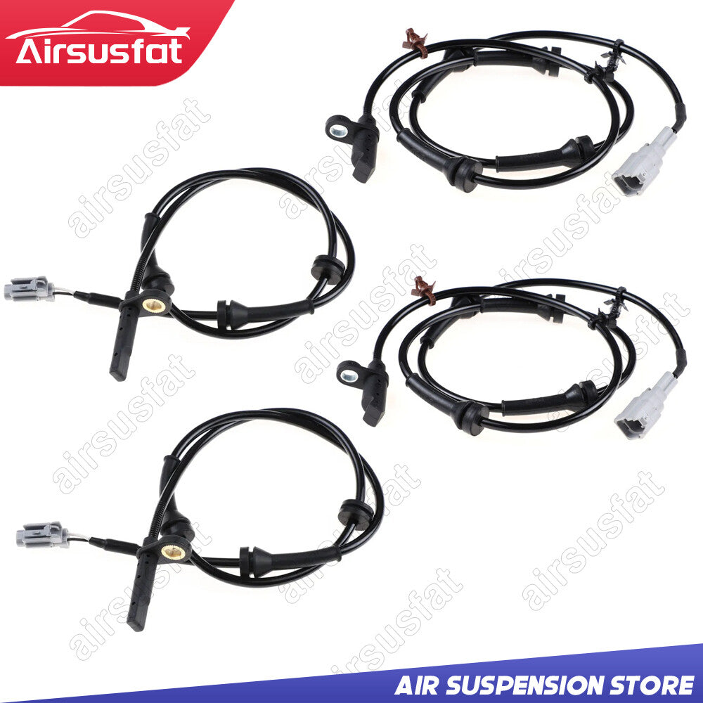 4 Wheel Speed Sensors for Nissan ROGUE X-TRAIL S35 T31 T31Z 4WD Front and Rear ABS