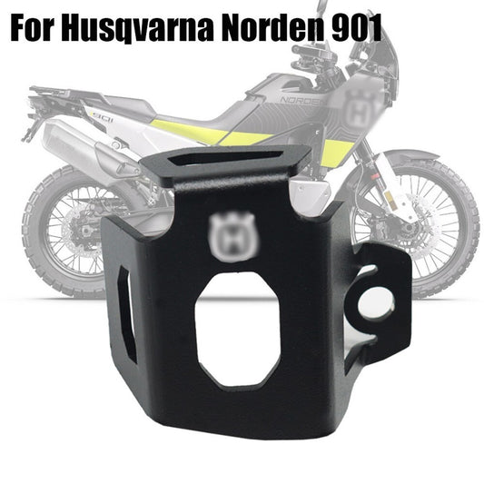 For Husqvarna Norden 901 2022 Rear Brake Fluid Reservoir Guard Cover Protector