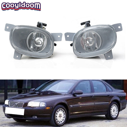 Applicable to 1999-06 for Volvo S80 dual front bumper fog lights (left and right).