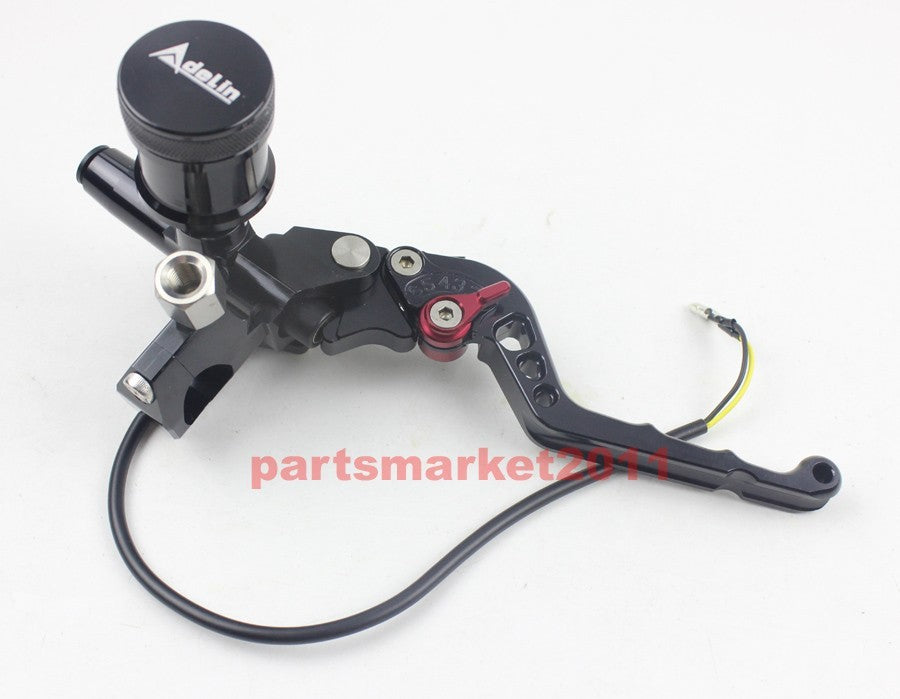 Adelin CNC PX-2 Brake Clutch Levers Master Cylinder For Ruckus Zoomer 7/8 Black