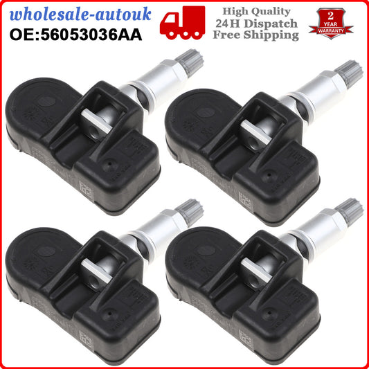 4X TPMS Tyre Pressure Sensor 56053036AA for Jeep for Chrysler Aspen for Dodge Nitro for Ram