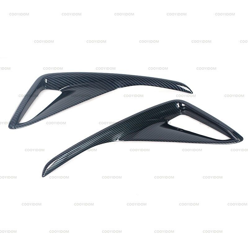 Rear fog light bumper lens trim made of carbon fiber for Toyota C-HR 2018-2022