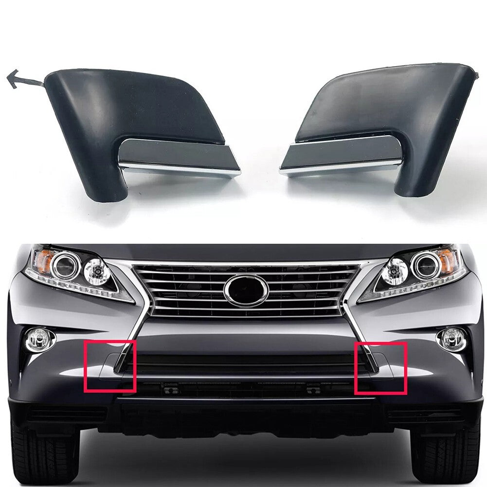 for Lexus RX350 RX450h Base 2013-2015 Front Bumper Trim Lower Towing Cover Set
