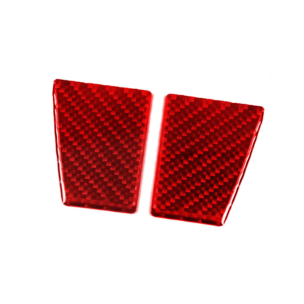 Red Carbon Fiber Below Radio W/O Heated for Seat Cover Trim for Chrysler 300 2005-07