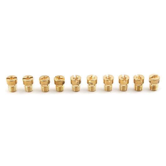 10x Main Jets Carburetor for PWK Keihin OKO CVK NSR Carb Set Injector Nozzle