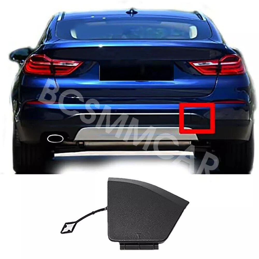 Fit For 2015-2018 for BMW F26 X4 Rear Bumper Tow Hook Cover Cap Tool 51117338474 1Pc