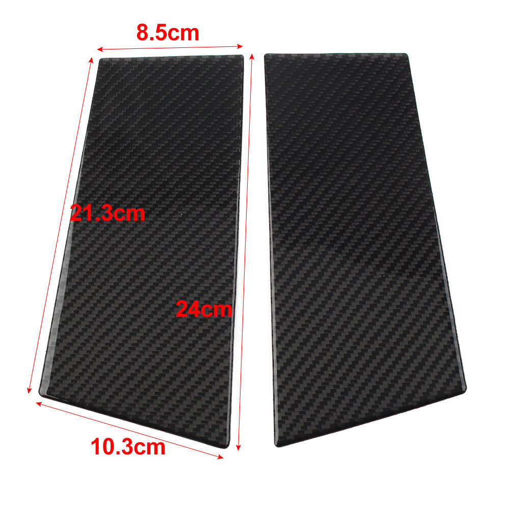 2x Car Exterior Door Window B Pillar Post Cover Trim for Nissan 350Z Z33 2003-09