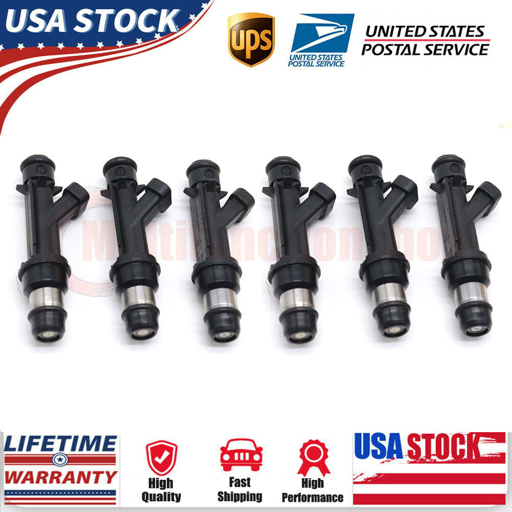 25323971 Set of 6 Fuel Injectors for Chevrolet Impala/Venture 3.4L 2000-2005 NEW