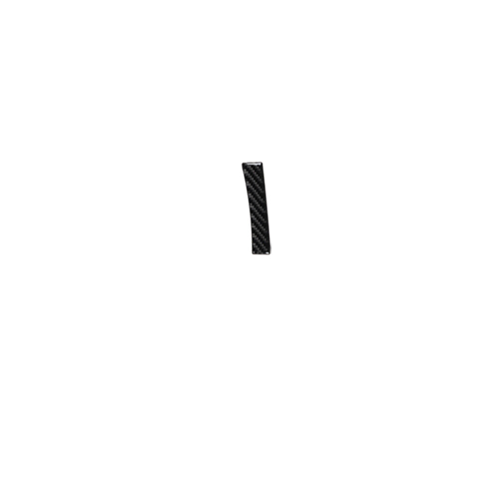 Carbon Fiber Interior Left Glove Box Cover Trim Sticker For 2012-2015 for Fiat 500