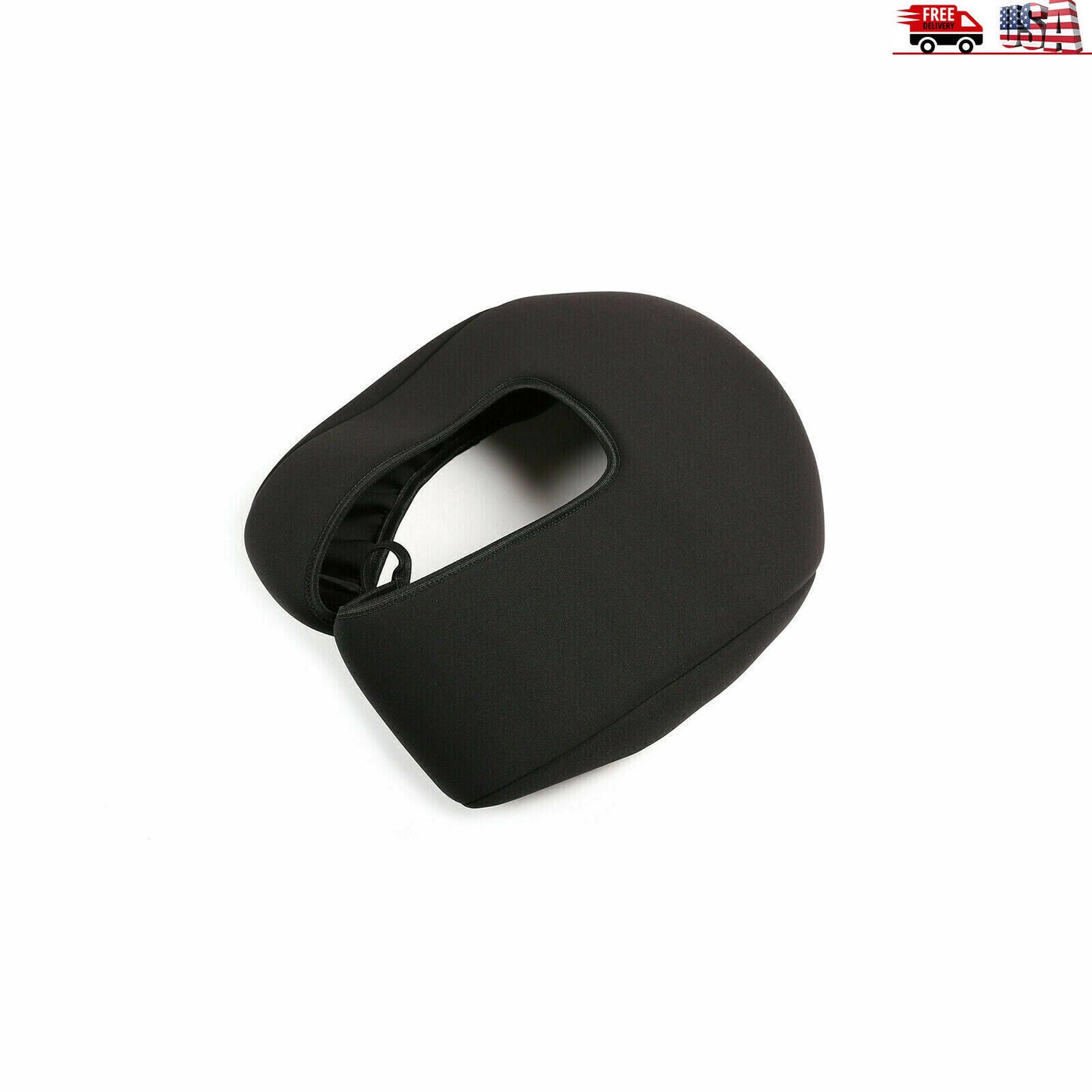 Matte black steering wheel cover trim for Toyota Tacoma Tundra 4 Runner 10-19