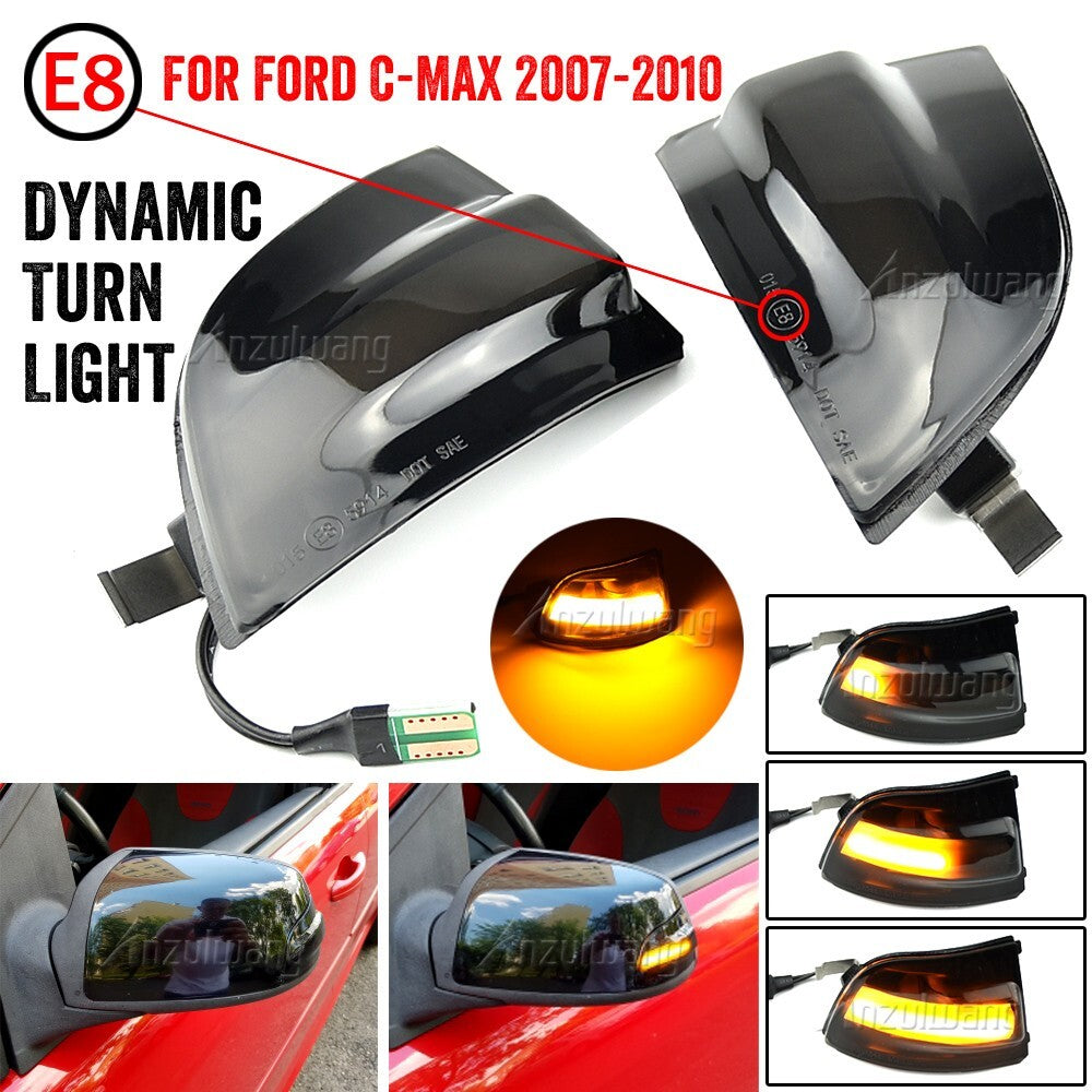 Dynamic Side Turn Signal Light for Ford C-MAX Focus 2 MK2 2003-2008