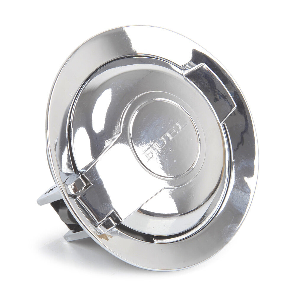 Auto Fuel Gas Door Lid Vapor Edition Chrome Fit 2008-2019 for Dodge for Challenger