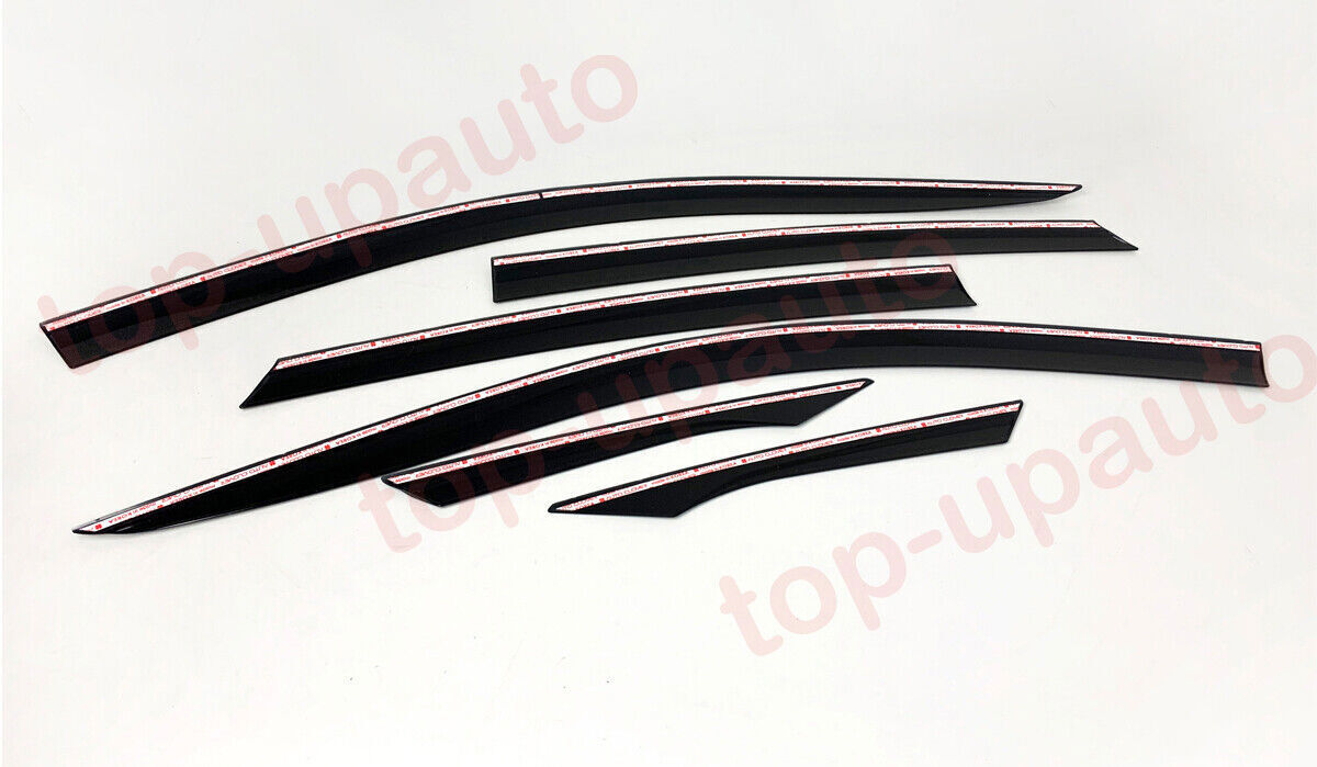 for Honda for Civic Sedan 2016-21 Black Window Wind Visors Rain Guard Vent Deflector