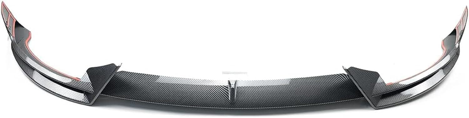 for Tesla Model 3 17-2023 V Style Carbon Fiber Front Bumper Lip Splitter Spoiler