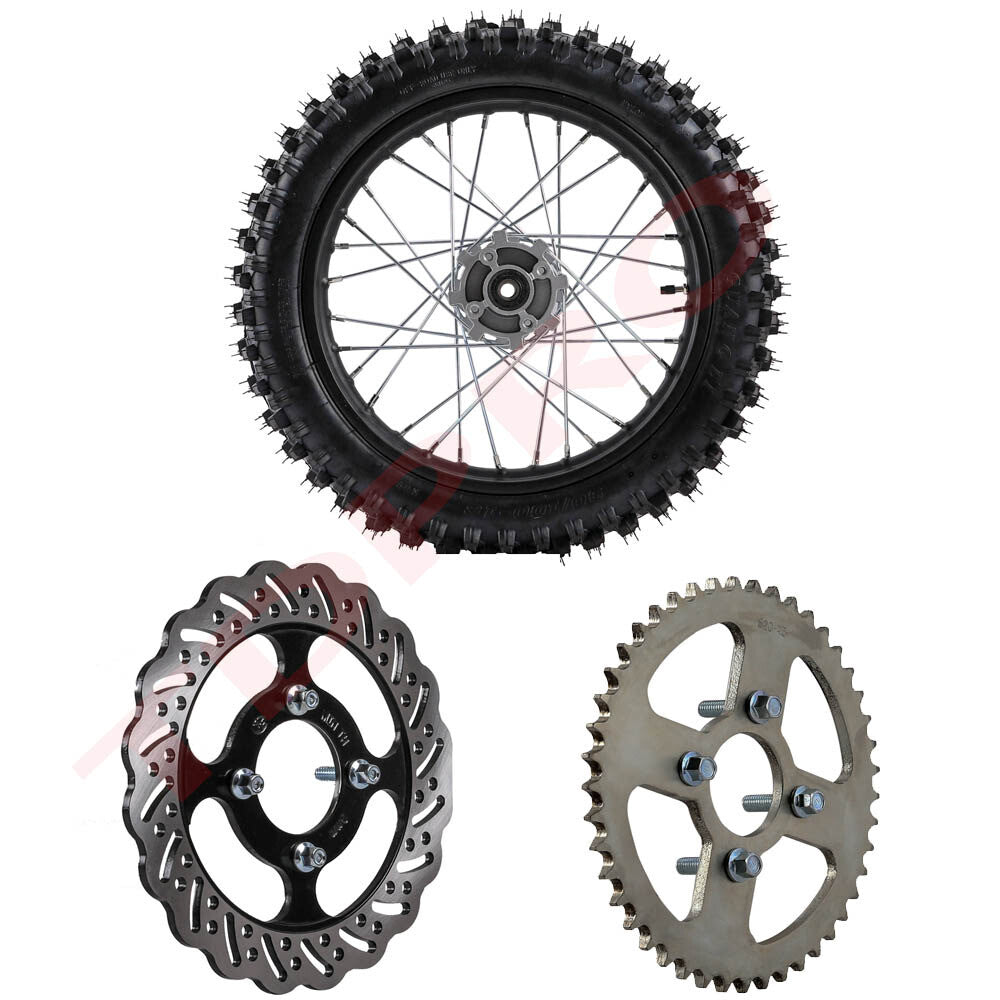 16-inch rear wheel, 90/100-16 tire, rim assembly, Fo Pit Dirt bicycle, CRF150, XR100, TTR125