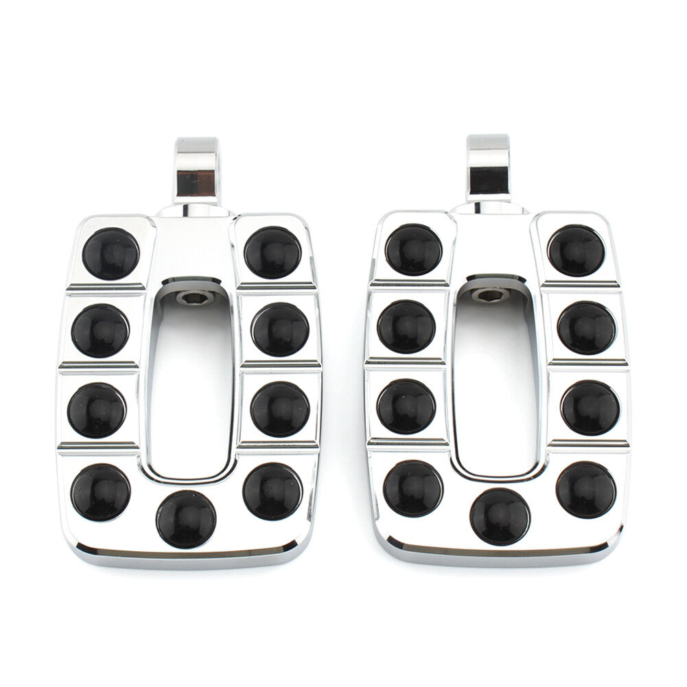 2x Foot Peg Footrest Pedal Non-slip for Harley Dyna Srtster XL883 XL1200 Motor