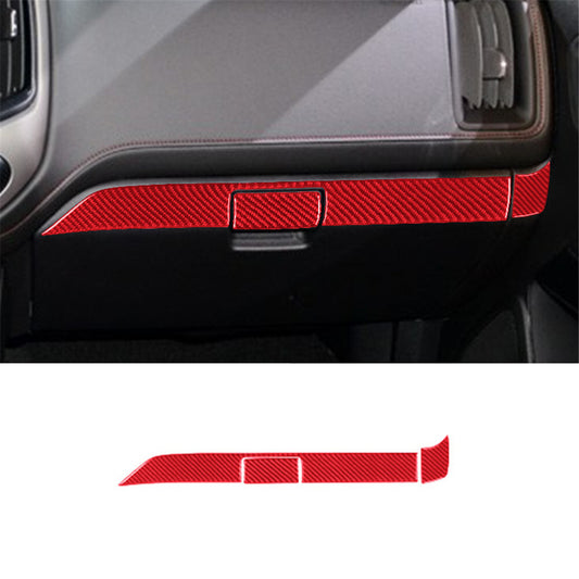 Copilot Storage Trim Strip Cover for Chevrolet Colorado/ for GMC for Canyon 2015-2022 Red