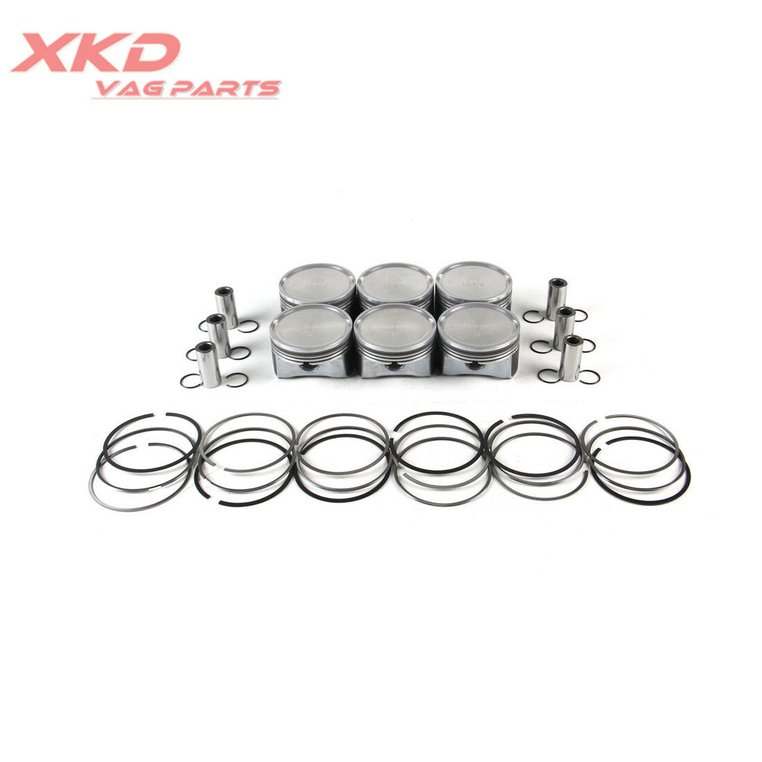 V6 3.0L Piston Ring Kit ¦µ 20mm Fits for Audi A4 A6 for A8 06C107065M AVK BGN BBJ