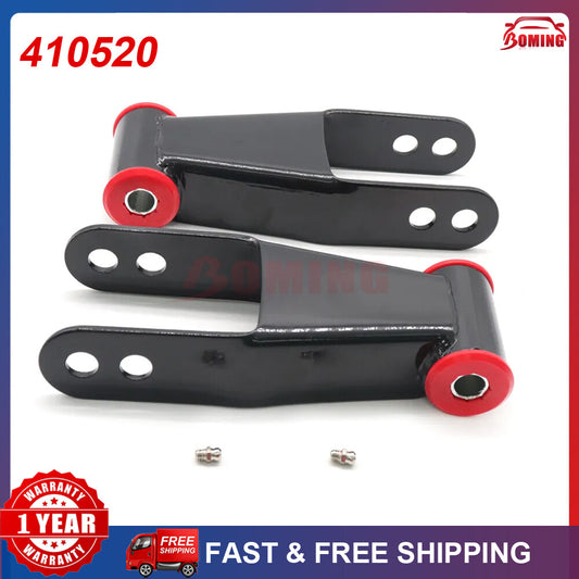 2PCS NEW Drop Shackles For 1988-2018 for Chevy Silverado for GMC for Sierra 1500 Truck