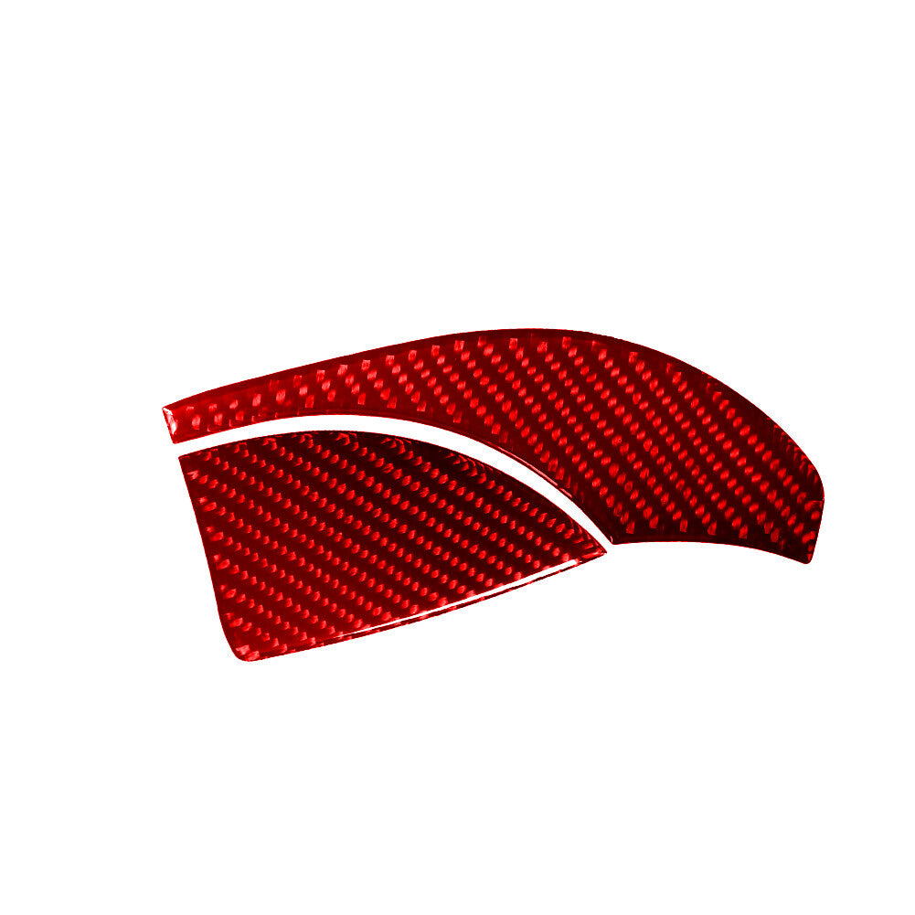 Red Carbon Fiber Right Side Of Steering Wheel Cover Trim for Dodge Durango 14-20