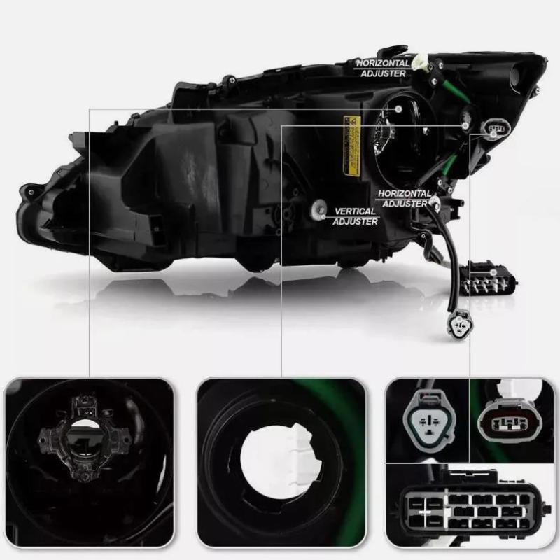 Left-hand drive headlight for 2013-2015 for Lexus GS350 GS450h HID LED DRL