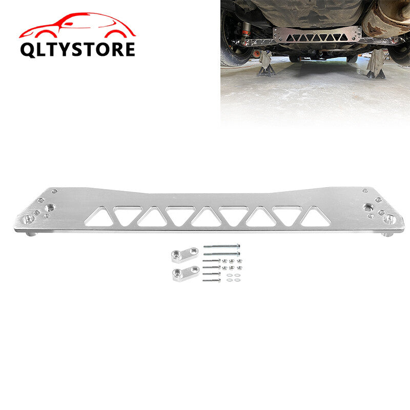 The billet rear lower subframe support rod is suitable for 1996-2000 for Honda for Civic EG silver.