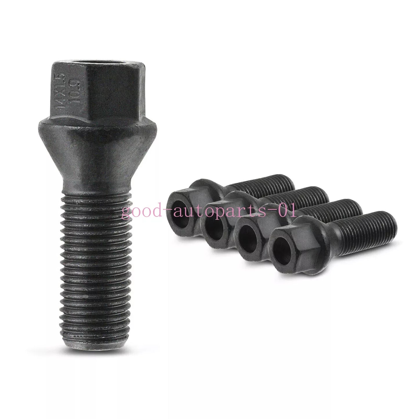 5-piece set of black wheel lug bolts and nuts 36136781152 suitable for BMW X3 E83 7 Series E65 E66