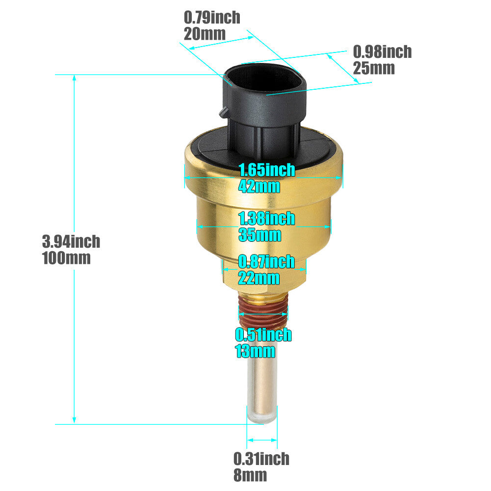 Coolant Fluid Level Sensor Fits For M11 L10 ISM N14 ISX 4903489 3612521