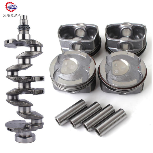 Engine Crankshaft 23110-2B610 w/ Piston  Rings Kit 23041-2B600 for Hyundai for Kia