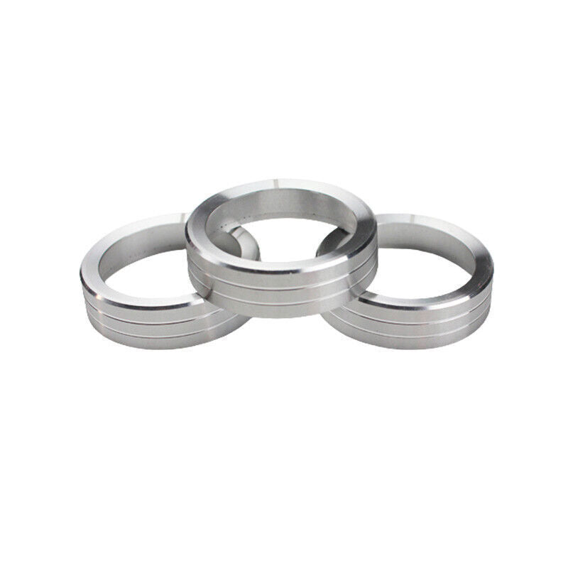 Console AC Switch Control Button Ring Trim Fit for Kia K3 14-18 Silver Aluminum