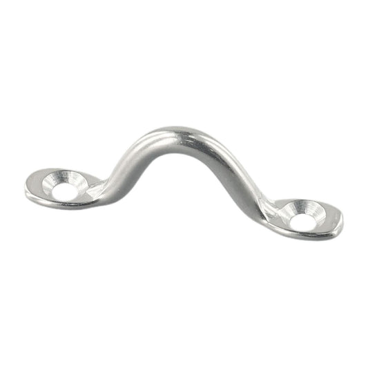 Wire Eye Straps Handles 5mm Boat Marine Camel Back Fender Hook Saddle Silver