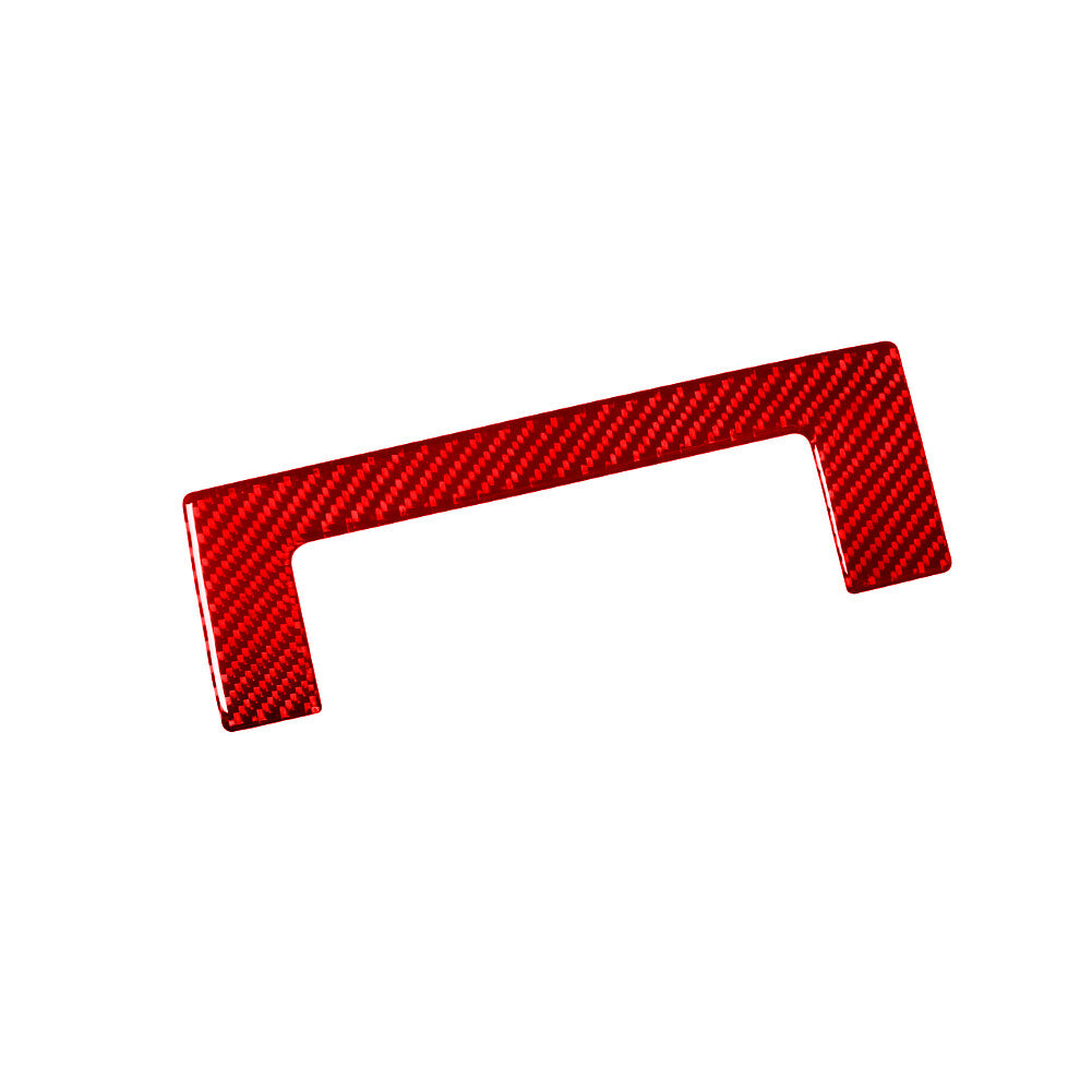 Red Carbon Fiber Rear Armrest Cover Trim For Land for Range Rover Sport 2014-2017
