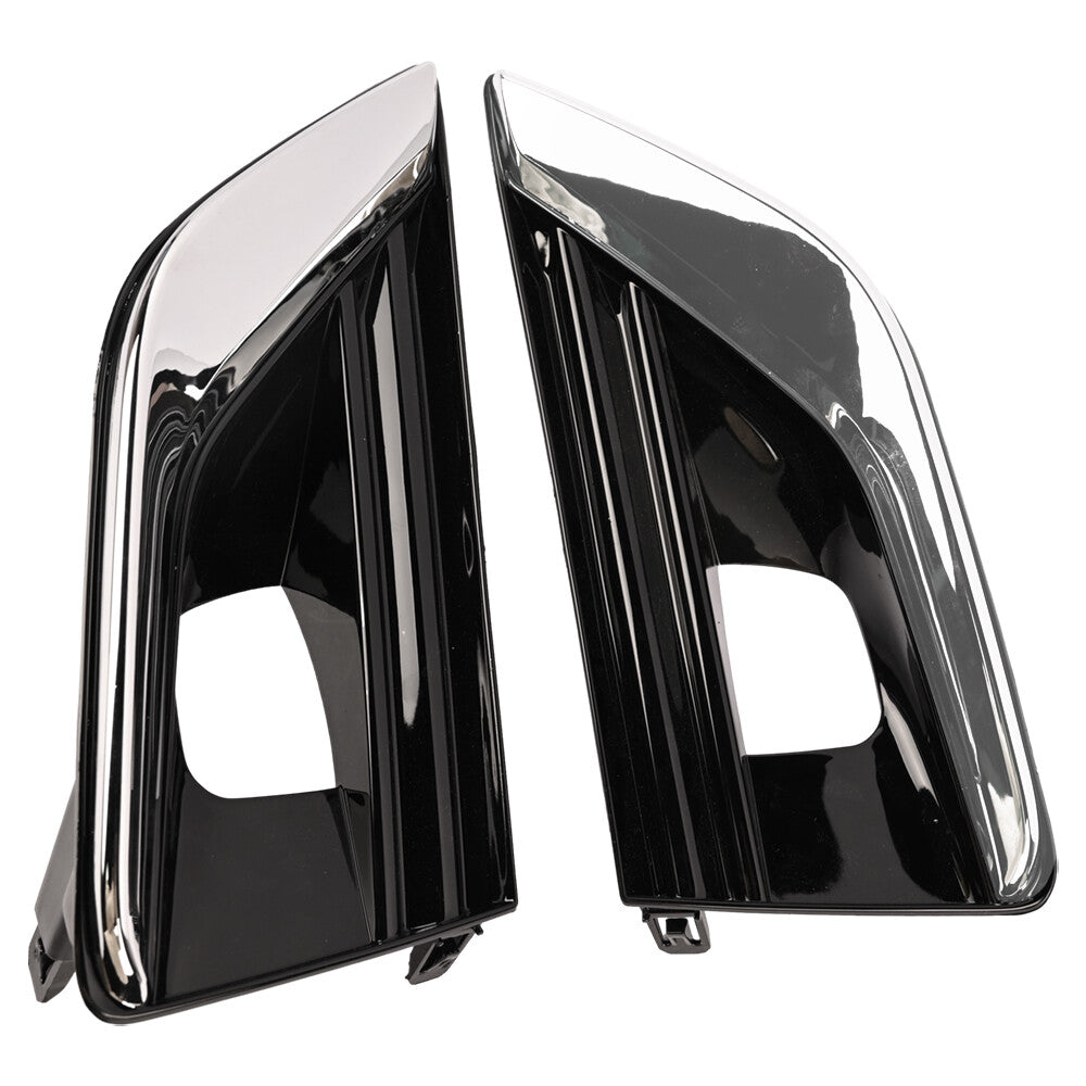 Fit For 2018-2023 for Infiniti Q50 Luxe Fog Light Trim Bezel Cover Chrome