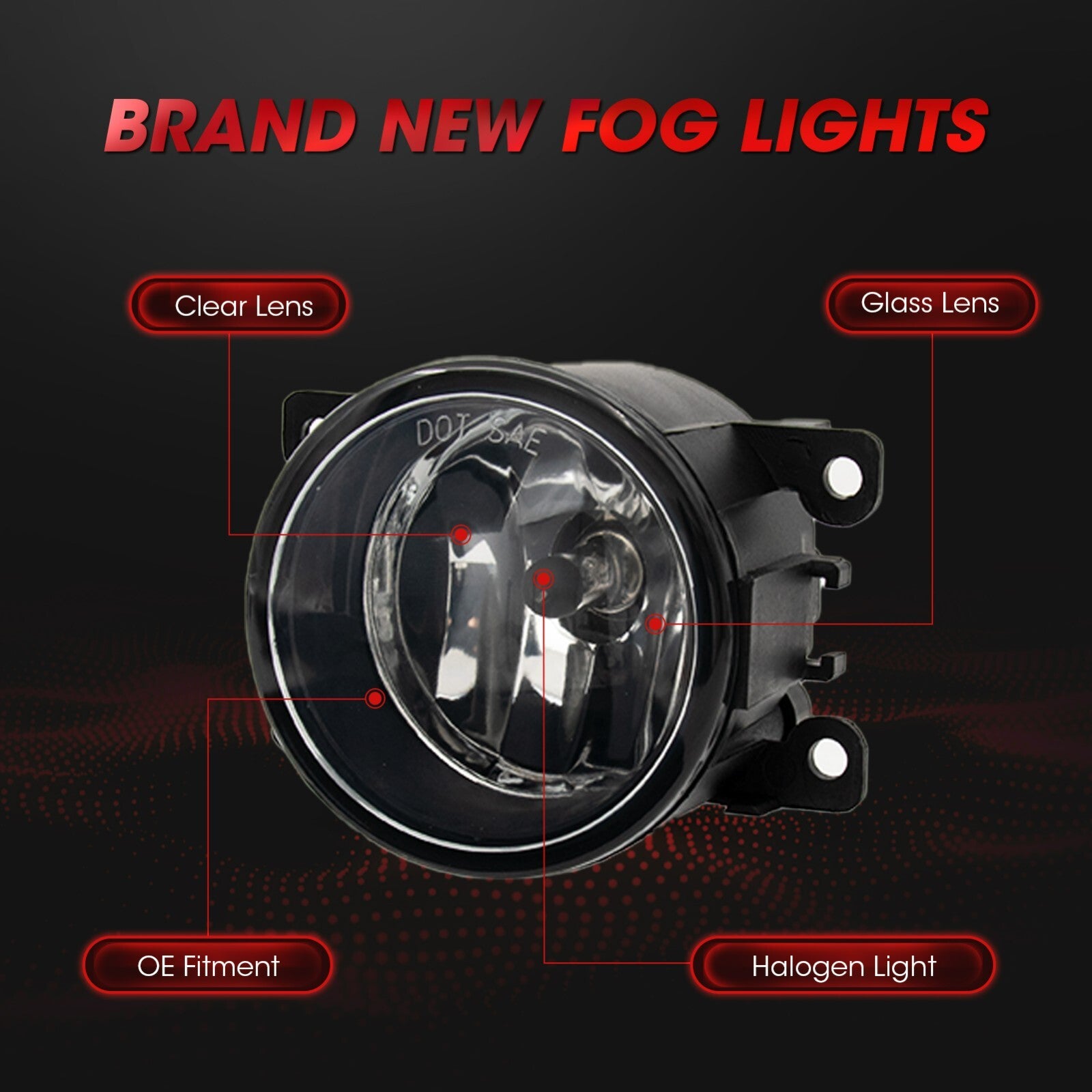 Fog light assembly kit for Nissan Xterra Frontier for Acura,for Honda,for Ford,for Suzuki