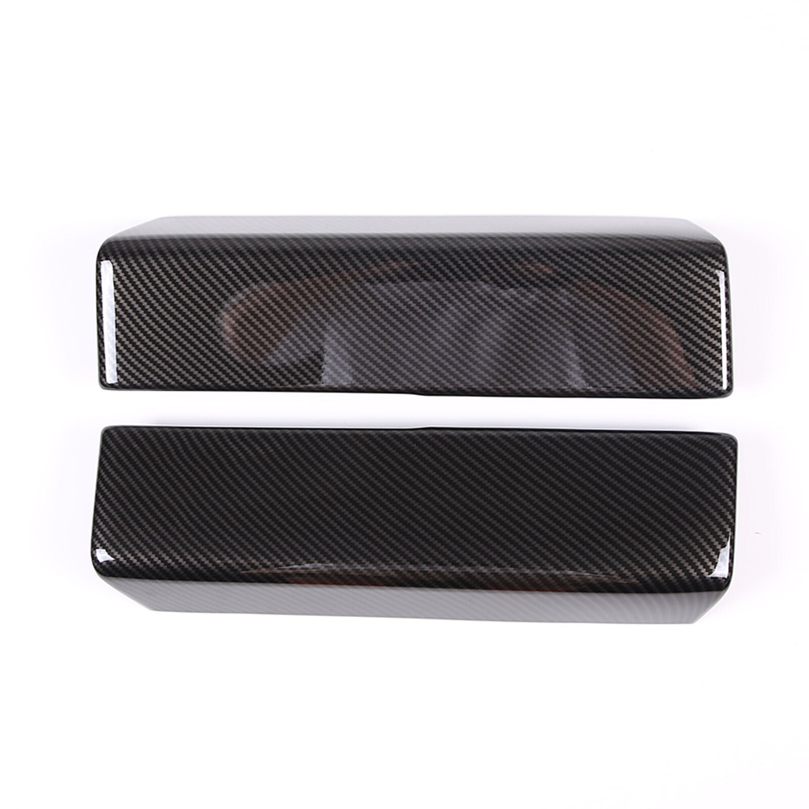 Carbon fiber interior door slat decorative stickers for Corvette C6 2005 - 2013