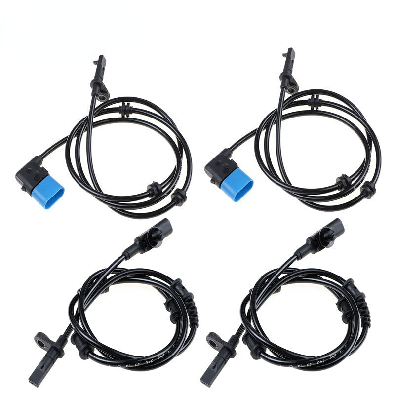 4 Front and rear ABS wheel speed sensors suitable for Mercedes W176 2469059402 2465402510