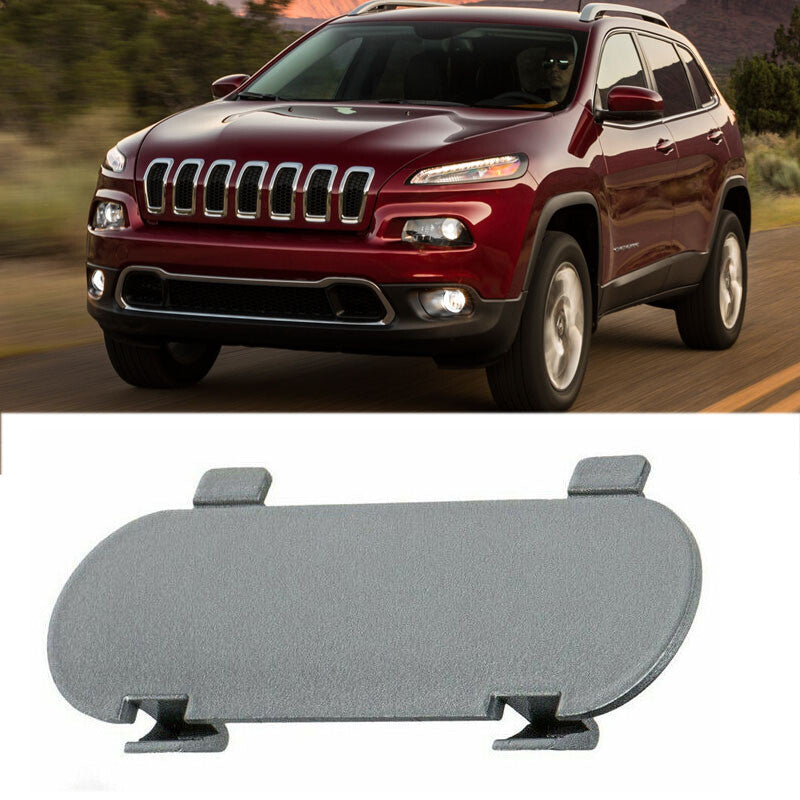1pc Roof Rrack Side Guide Cover Gray ABS for Jeep Cherokee 2014-2019