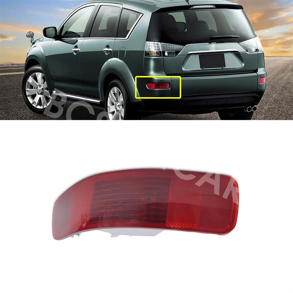 Car Rear Left Bumper Reflector Lens Trim Fit for Mitsubishi for Outlander 2007-2012