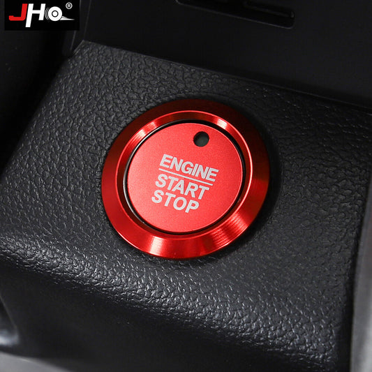 Car Engine Start Stop Ignition Push Switch Cover Cap Ring Fit for Ford F-150