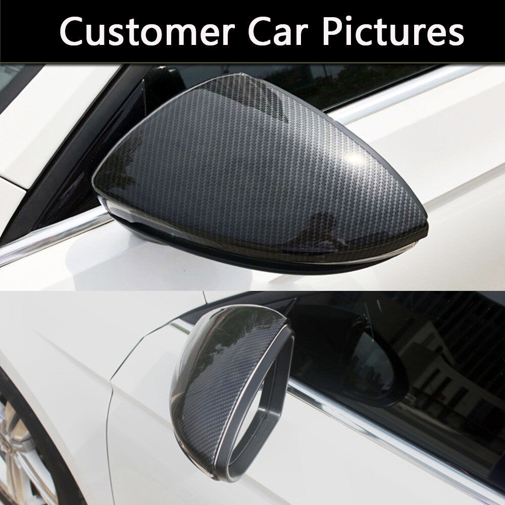 for VW for Golf MK7 GTI 7 7R MK7.5 GTI R Mirror Covers Caps Side Mirror Case Carbon