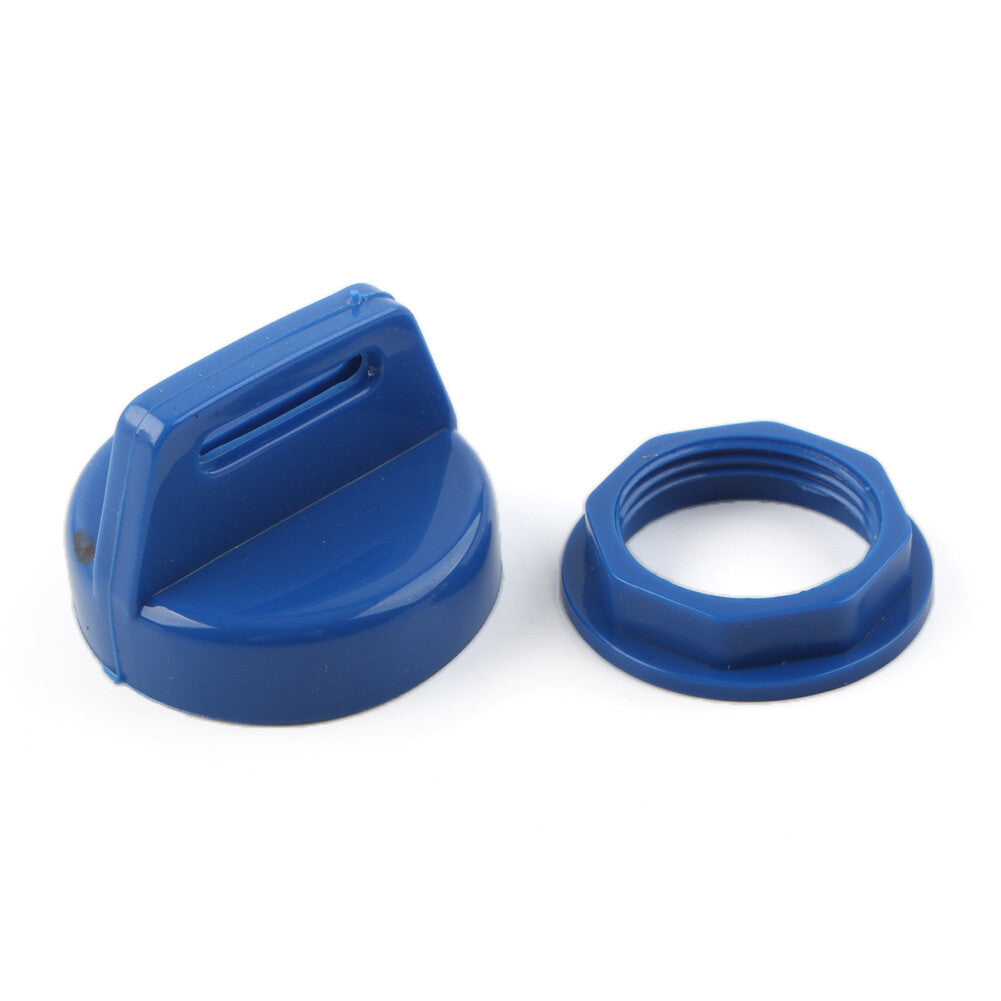 Ignition Key Cover w/Nut Fit for Polaris RZR XP 800-1000 Ranger Sportsman Blue NEW