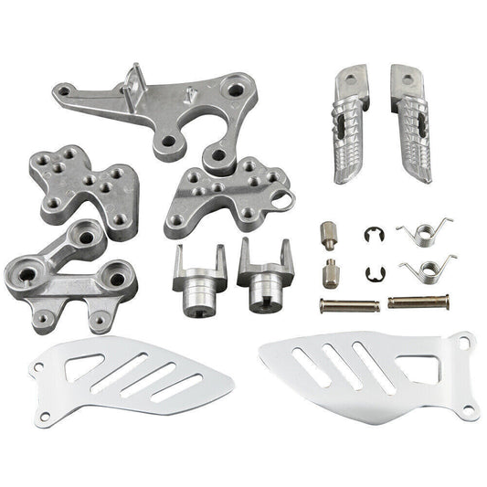 Front Rider Footrest Foot Pegs Brackets for SUZUKI 2005-2011 GSXR 1000 K5
