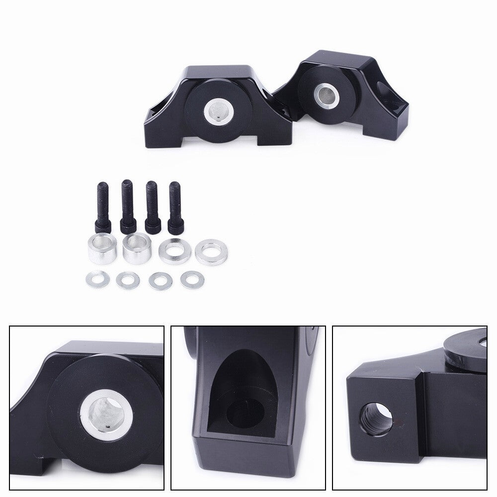 Black Engine Motor Torque Mount Kit B/D-Series for 92-01 for Honda for Civic EG EK