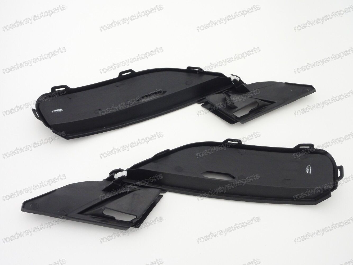 2Pcs Black Front Fog Lamp Light Cover Bezel Trim for Honda CRV CR-V UK 2015-2016